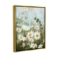 thumbnail image 3 of Stupell Industries Wild Daisies Blooming Meadow Botanical & Floral Painting Gold Floater Framed Art Print Wall Art, 3 of 6