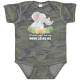 thumbnail image 3 of Inktastic I'll Never Forget That My Nana Loves Me with Cute Elephants Boys or Girls Baby Bodysuit, 3 of 5