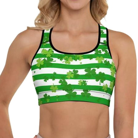HCURIBAD Wireless Bras  Clearance! Women s Sports Bra Funny Print Fitness Yoga Bra Women s Tops  Push up Bra  Backless Bra  Bras for Women Dark Blue 2XL