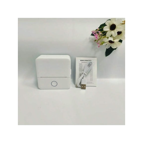 Inkless Phone Thermal Printer - Mini Pocket Wireless Cute Design, Prints Labels, Receipts, Photos for Home, Office