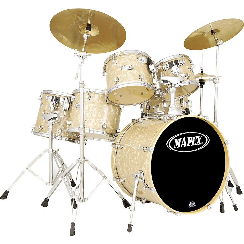Mapex PRO M 6Piece Studio Drum Set Vanilla Cream Pearl