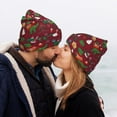 thumbnail image 5 of Zufioo Dinosaur Christmas Print Adult Knitted Hat, Unisex Cuffed Brimless Ski Hat, Suitable for Autumn and Winter, 5 of 6
