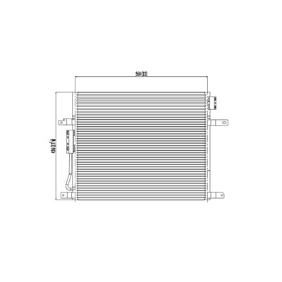 CPP Air Conditioning Condenser for 04 Jeep Grand Cherokee CH3030207