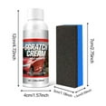 thumbnail image 3 of Hovmgk Car Care Products Car Scratch Remover Shallow Paint Fine Scratch Repair Paint Scratch Repair Cream Car Care Kits Clearance A, 3 of 6