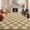 Jute, variant on ZACOO 6'x9' Checkered Grid Area Rug, Machine Washable Low Pile Non-Slip Indoor Rug for Living Room Bedroom Kitchen Entryway, Light Pink