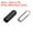 Silver Tone/Black, variant on Uxcell Dart Flight Protectors Aluminum Dart Accessories, Silver Tone Gold Tone 6 Pack