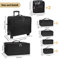 thumbnail image 2 of Bolsa enrollable de maquillaje TANTO Professional con 11 piezas y 4 en 1, 2 of 8