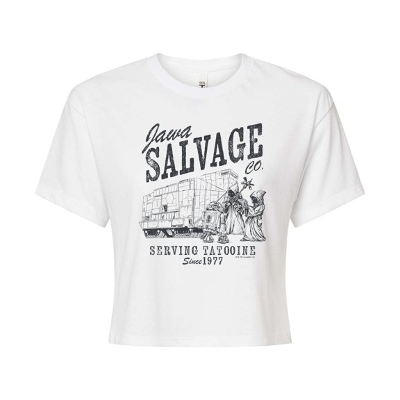 Star Wars - Jawa Salvage Co - Juniors Cropped Tee