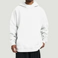 thumbnail image 5 of Rggeeun Mens Pullover Hoodies Men Oversized Sweatshirts Pullover Hoodies Long Sleeve With Pockets Winter Fall Outfits Clothes Solid Color Comfort, 5 of 6