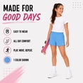 thumbnail image 5 of RBX Girls Athletic Shorts - Active Performance Mesh Jersey Gym Shorts Activewear for Outdoor Play, 5 of 7