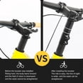 thumbnail image 4 of YIGSECU Bicycles Stem Risers Aluminum Bikes Fork Stem Height Extenders Handlebar Risers, 4 of 17