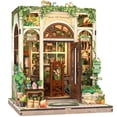thumbnail image 1 of Kit de casa de muñecas en miniatura CUTEBEE Book Nook Green, 1 of 7