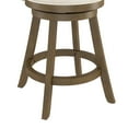 thumbnail image 5 of Hillsdale Furniture Hamlin Wood Counter Height Swivel Stool, Brush Gray, 5 of 11