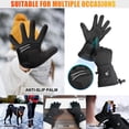thumbnail image 3 of SAVIOR HEAT Heated Glove Liners, 7.4V Rechargeable Heated Gloves with Touchscreen Function Thin Electric Gloves for Winter Hiking Riding Bicycling Skiing, 3 of 11