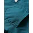 thumbnail image 4 of ITFABS Chemise d'Été pour Petits Garçons, Haut à Manches Courtes avec Col à Revers et Boutonnage Simple, 4 of 6