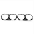 thumbnail image 1 of 2pcs Head Lamp Covers Trim Car Styling Accessories Black for Dodge Challenger, 1 of 9