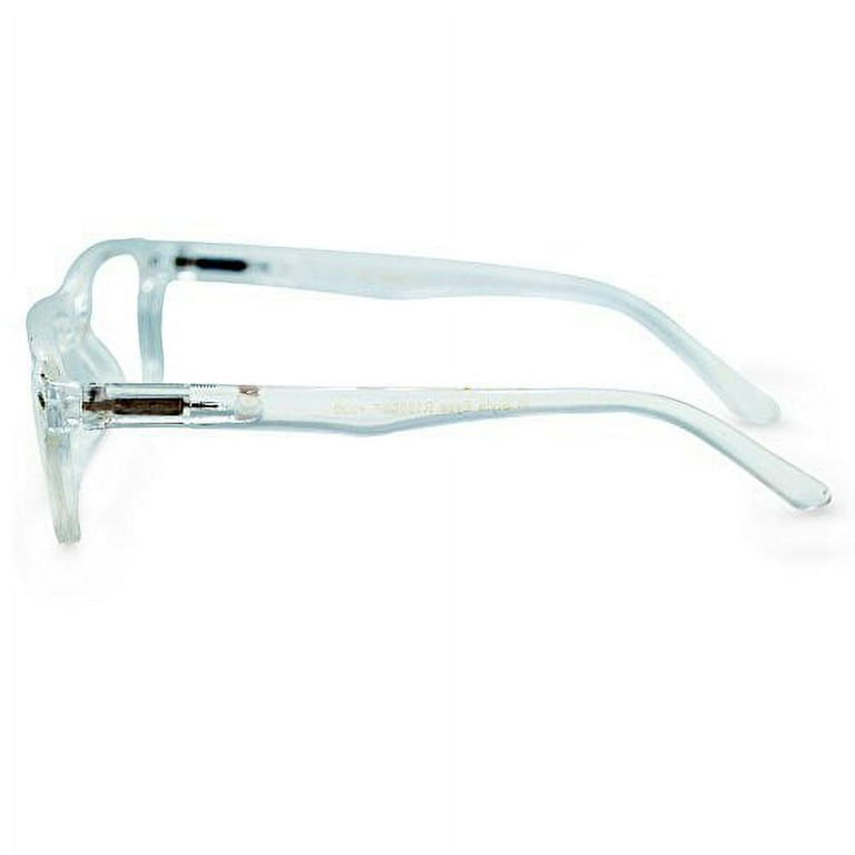 Bifocal reading glasses with best sale clear glass on top