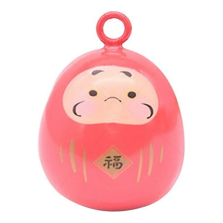 

HOMEMAXS Cartoon Daruma Bells Pendant Accessories Seal Japanese Water Bells Copper Hanging Accessories Supplies for DIY Backpack Costume Pendant (Red)
