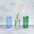 thumbnail image 5 of Unique Bargains Arch Acrylic Floral Vase Clear Geometric Table Centerpiece Decorative Vase Green, 5 of 5