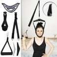 thumbnail image 2 of Visland Cervical Traction Device Adjustable Faux Leather Neck Stretcher with Door-Mount Portable Traction Belt for Neck Pain Relief & Muscle Tension, 2 of 8