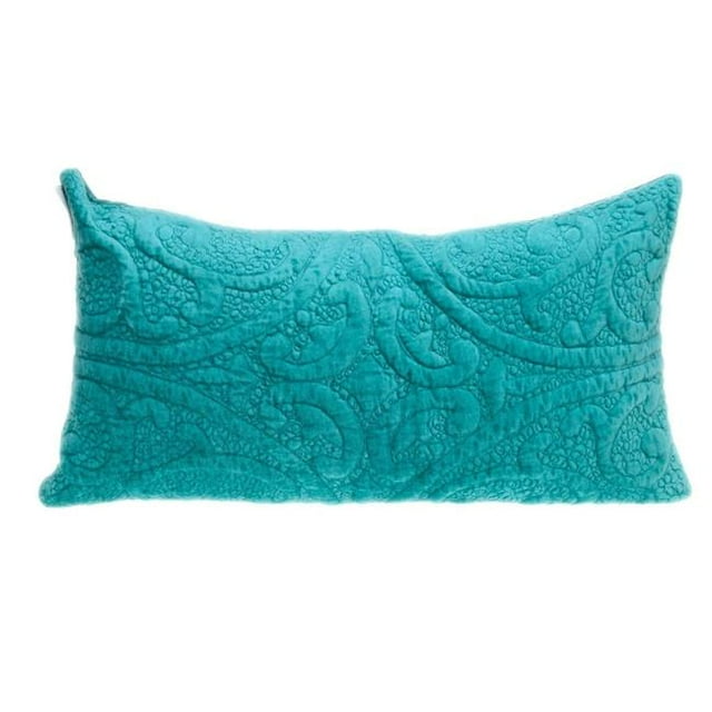 Parkland Collection PILL21341P Coussin Rectangulaire Aqua Cristal Transitionnel