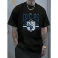 thumbnail image 6 of Men's Dallas Football 1960 Vintage Graphic T-Shirt - Streetwear Loose Fit Cotton Tee with Retro Sports Design, All-Season Casual Short Sleeve Shirt for Casual Attire,, 6 of 7