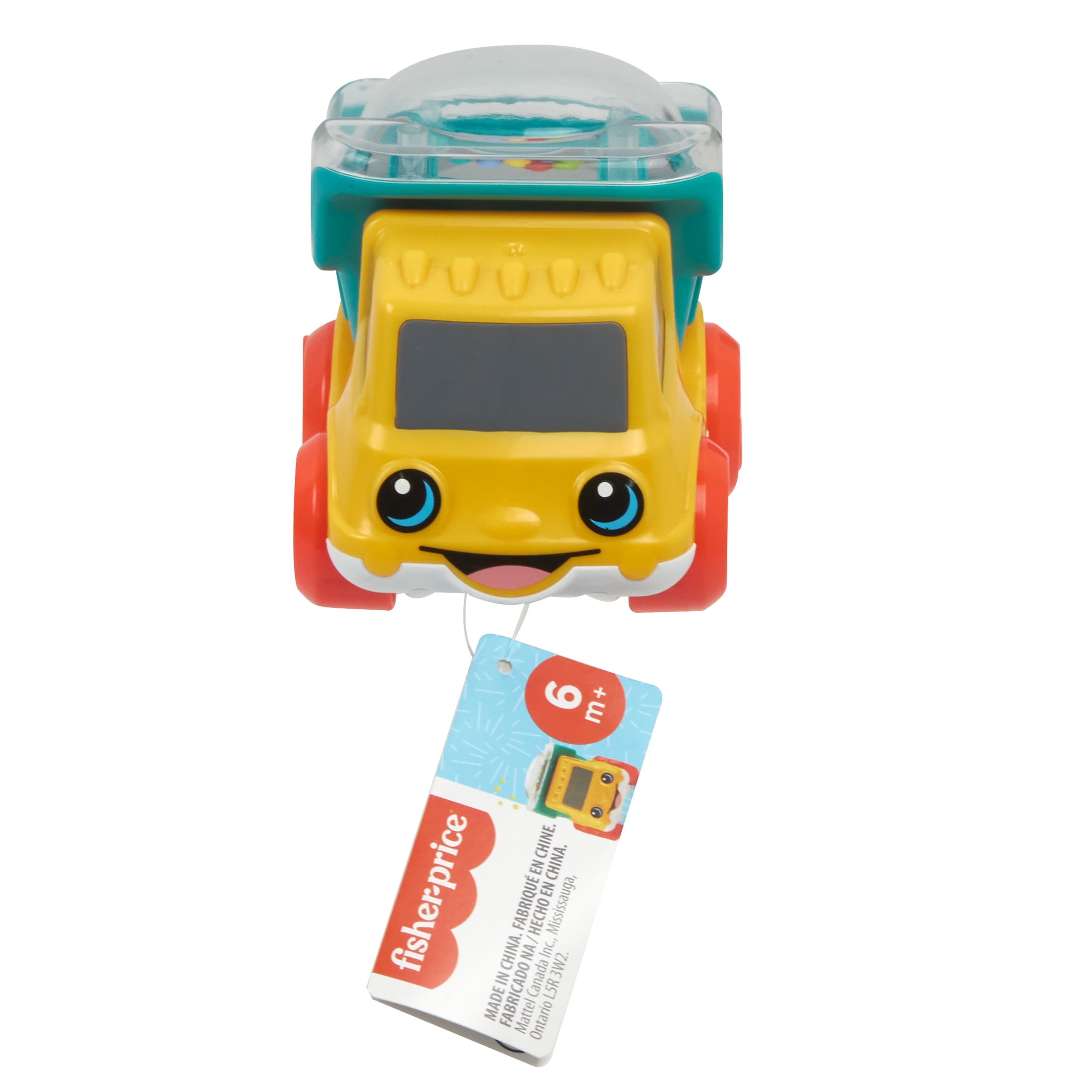 Fisher-Price Poppity Pop Dump Truck Push-Along Toy Ball Popper Vehicle for Infants