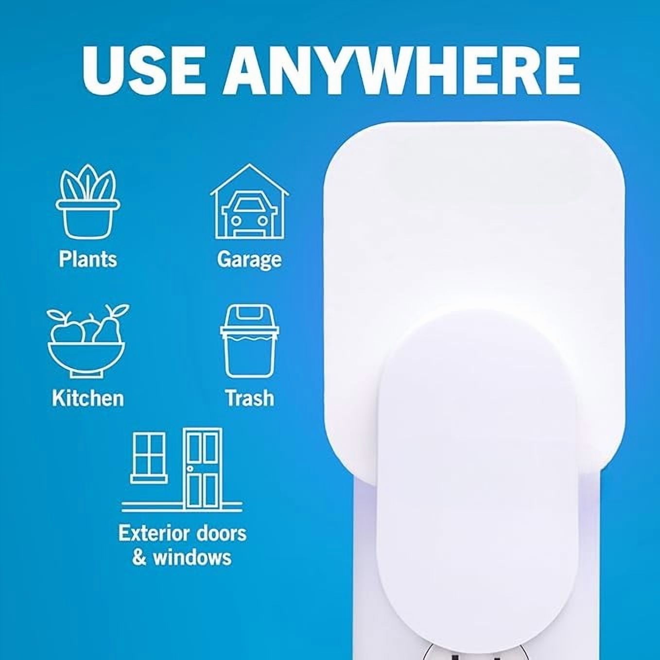 POLYLA Indoor Flying Insect Trap , 1 Device 5 Refills, 400 sq ft, Blue light, 1 Count