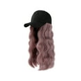 thumbnail image 1 of Jumpingount Gorra de béisbol para mujer, peluca decorativa a la moda, extensión de pelo falso, decoración de vestido, sombrero, postizo, cabeza Cuidado del cabello Sombrero negro tipo 4, 1 of 6