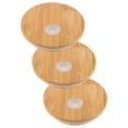thumbnail image 3 of Shisuyan 3pcs Jar Covers With Straw Hole Reusable Lid For Jars Lightweight Design For Easy Use, 3 of 9