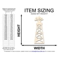 thumbnail image 2 of Unfinished Wood Oil Rig Shape | DIY Craft Cutout | up to 46" DIY 36" / 3/4", 2 of 3
