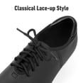 thumbnail image 3 of Dynadans PU Leather Tap Shoes with Laces, Unisex Dance Shoes for Big Kid/Adult, 3 of 6