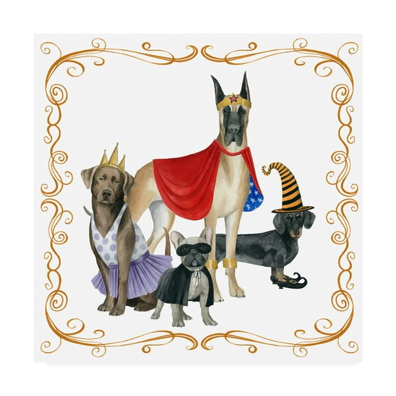 Trademark Fine Art 'Halloween I' Canvas Art by Grace Popp