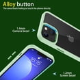 thumbnail image 3 of for iPhone Clear Case, Slim Shockproof Protective Phone Cases Compatible with iPhone (Green, iPhone14 Pro), 3 of 6