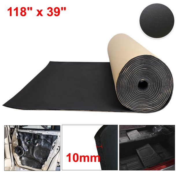 394mil Car Fender Firewall Sound Deadening Insulation Mat Deadener 118