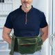 thumbnail image 4 of unbranded Bolsa Organizadora De Herramientas De Lona Verde Para Trabajo Y Reparación Con Protección Resistente, 4 of 7