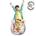 thumbnail image 3 of Floral Storage Toy Bag Chair, Vintage Style Blossoming Romantic Flower Arrangements Garden Art, Stuffed Animal Organizer Washable Bag, Large Size, Dried Rose Green, by Ambesonne, 3 of 3