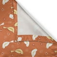 thumbnail image 5 of Ambesonne Vintage Grommet Curtain, Birds with Heart Shapes, 50" x 72", Orange Yellow White, 5 of 6