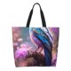 thumbnail image 1 of Fotbe Beautiful Flower Blue Bird Bolsa Tote Estética de Lona con Estampado para Mujer - Bolsa Reutilizable de Hombro Casual para Vacaciones, Compras, Trabajo y Gimnasio, 1 of 8