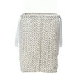 thumbnail image 6 of Household Essentials Krush Rectangular Laundry Bag with Handles, Tan Chevron, 6 of 9
