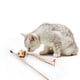 thumbnail image 3 of Juguetes para gatos de interior. Juguete de madera natural con varita y pelota para que el gato haga ejercicio., 3 of 4