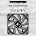 thumbnail image 5 of ID-COOLING 120mm CPU Cooler DC 12V 1800RPM PC Case Radiador Ventilador de refrigeración de aire, 5 of 5