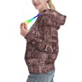 thumbnail image 5 of W-W-E Hoodies For Women, Long Sleeve Pullover Hooded With Kangaroo Pocket, Fashion Sweatshirt, S-2XL, 5 of 9