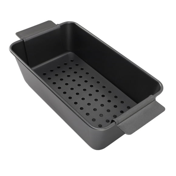 Meatloaf Meat Loaf Pans With Drain Tray Carbon Steel Excellent Heat Conductivity Nonstick Baking Loaf Pan For Oven Baking Bread