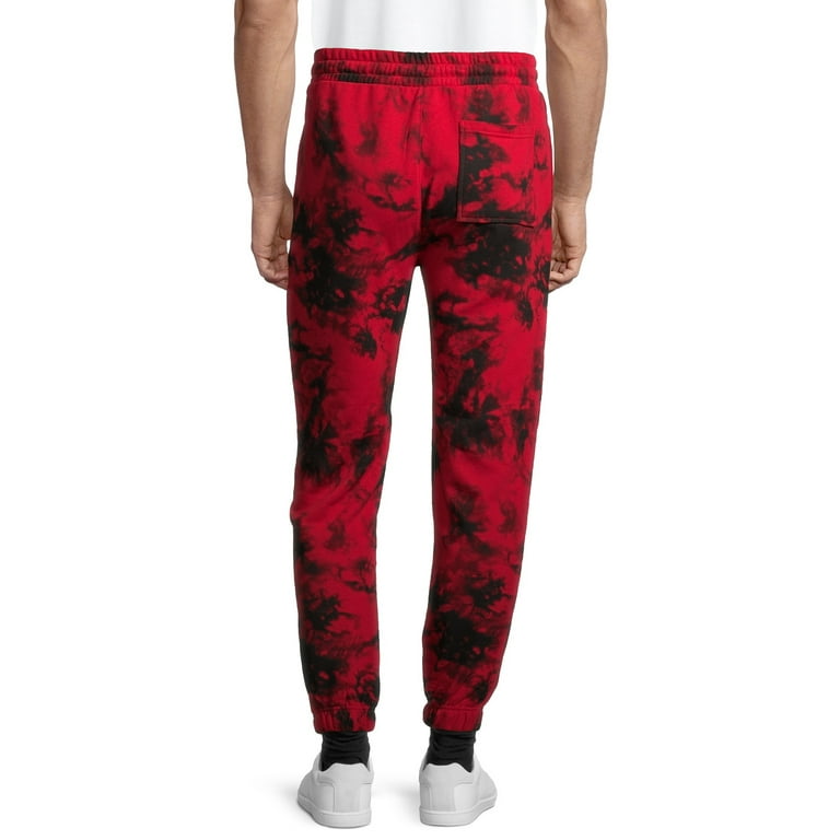 No Boundaries Men s Tie Dye Joggers up to Size 3XL Walmart