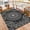 Black/Gray, variant on MeyJey 5'x8' Outdoor Rug, Patio Rug Waterproof RV Outdoor Rug Camping Rugs Reversible Plastic Mat for Camping, Balcony Apartment, Patio, Porch, Picnic, Beach, Teal