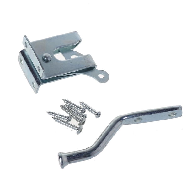 EU Cerradura de cerrojo de acero galvanizado, cerradura de perno de puerta automática, cerradura de puerta de granero con bloqueo automático