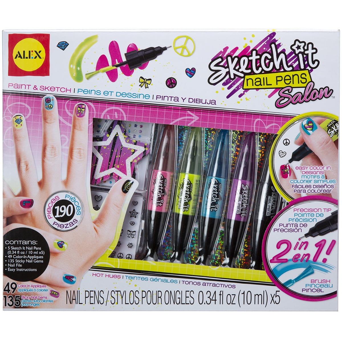 Sketch It Nail Pen Salon Walmart