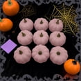 thumbnail image 7 of WIZUTIZ Color Gold Accent Simulated Foam Artificial Pumpkin Ornament Lightweight Halloween Harvest Fake Vegetable Prop Thanksgiving Table Centerpiece Decor Multipurpose Seasonal, 7 of 7