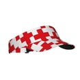 thumbnail image 1 of Balery Red Cross 1 Gorra deportiva con visera ajustable para mujer y hombre (talla única), 1 of 7